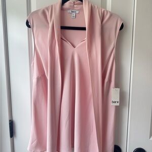 *NWT* bar III Women's Soft Pink Sleeveless Blouse